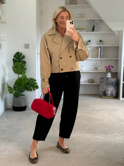 Stone Trench Style Jacket