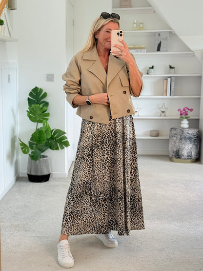 Stone Trench Style Jacket