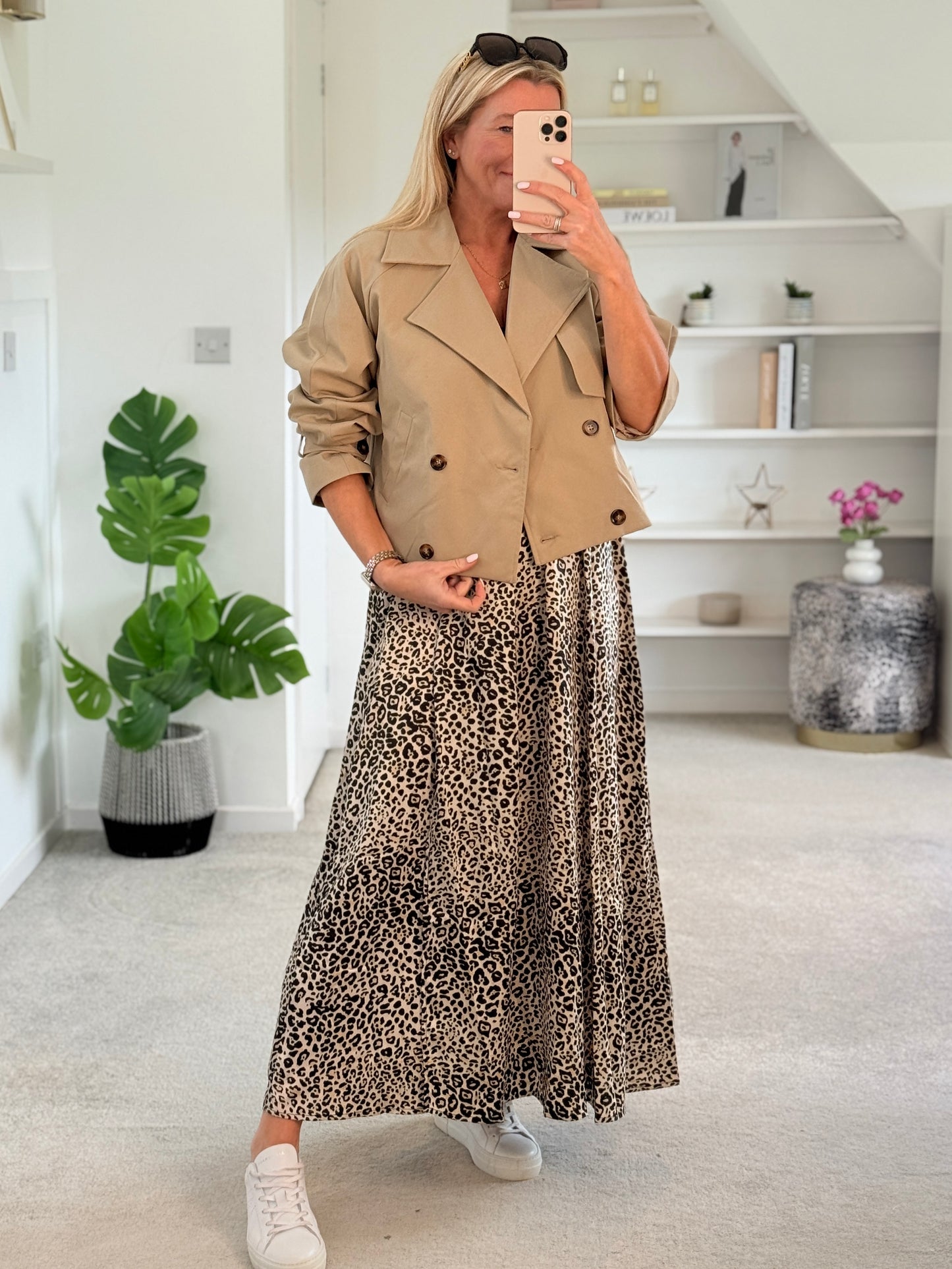 Stone Trench Style Jacket