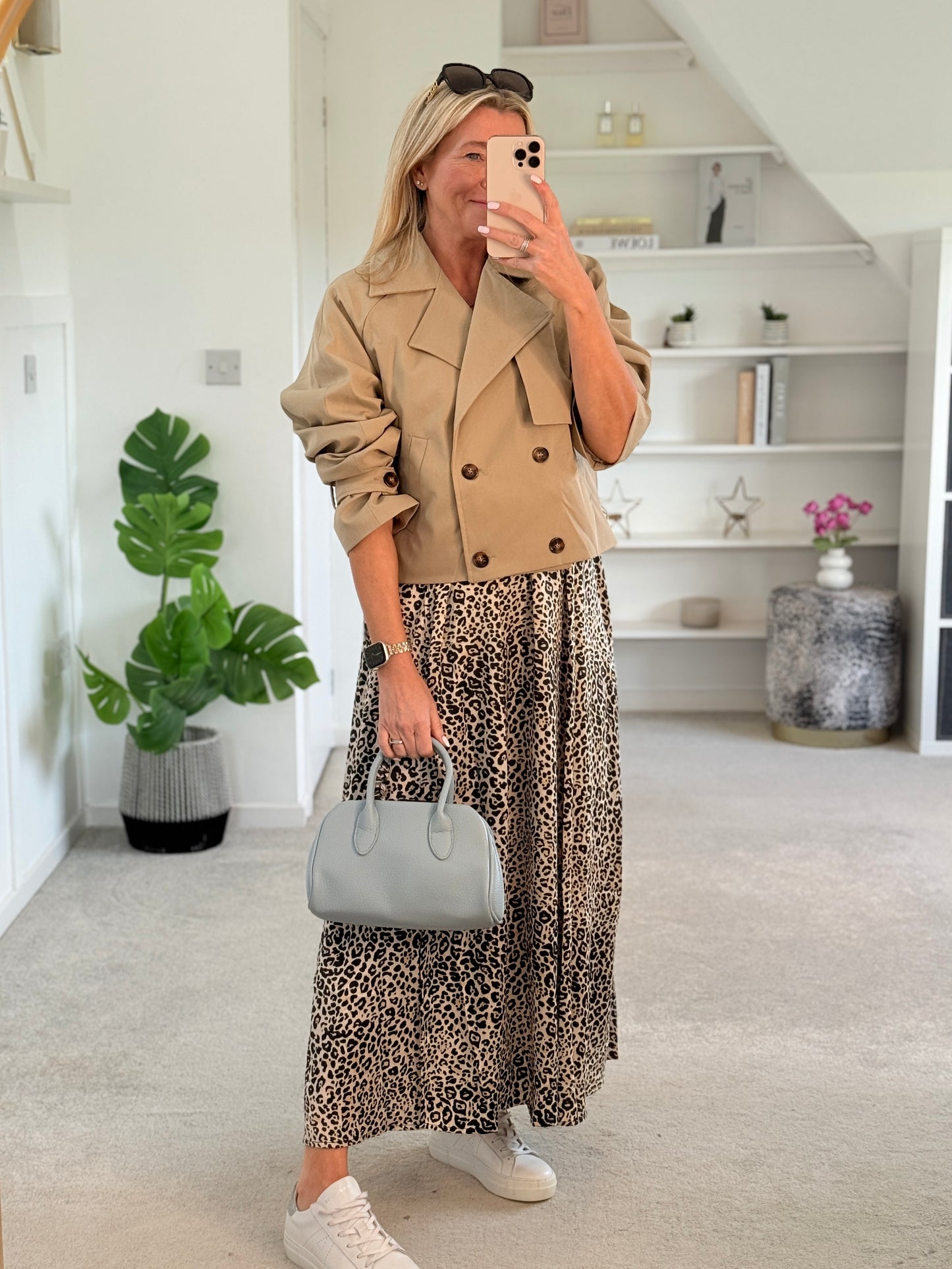 Stone Trench Style Jacket