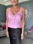 Silky Lace Cami Top