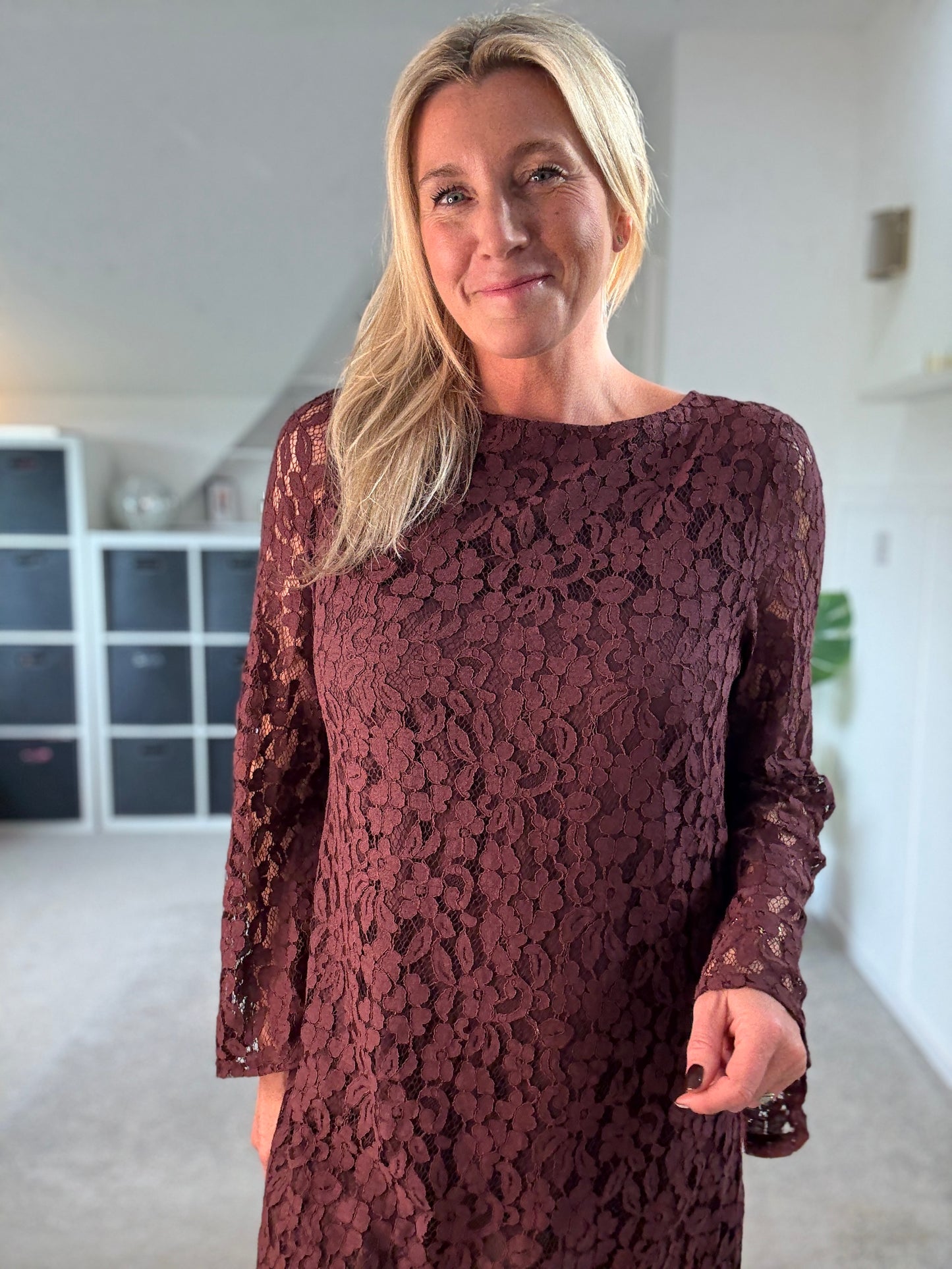 Uma Lace Bow Back Dress