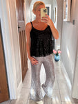 Sequin Cami Top (Black, Silver, Teal, Rose Gold)