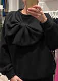 Black Bow Sweatshirt