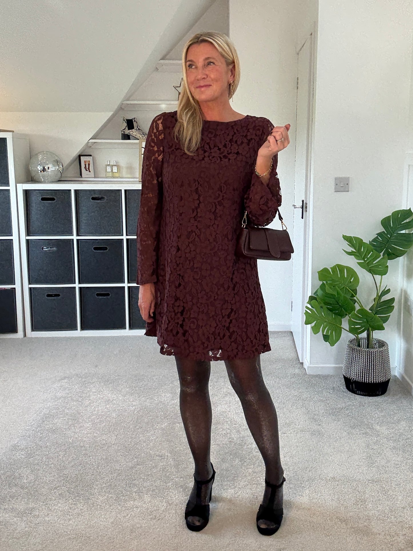 Uma Lace Bow Back Dress