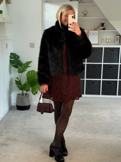 Uma Lace Bow Back Dress