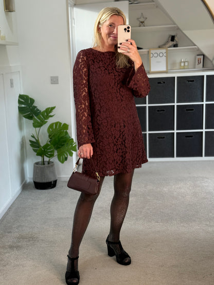 Uma Lace Bow Back Dress