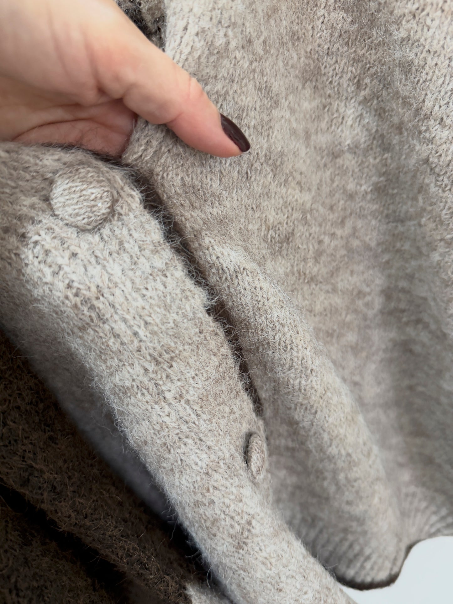 Mocha/Chocolate Star Cardigan