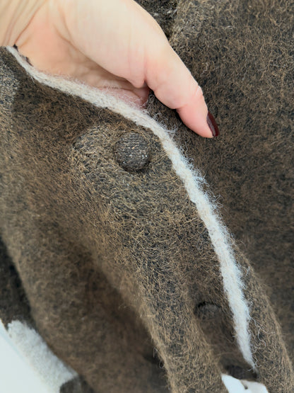 Mocha/Chocolate Star Cardigan