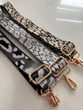 Metallic Leopard Bag Strap