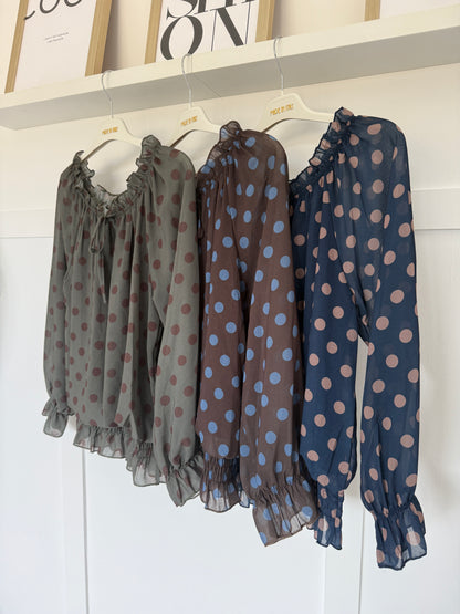 Polka Dot Blouse