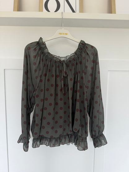 Polka Dot Blouse