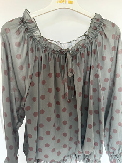 Polka Dot Blouse