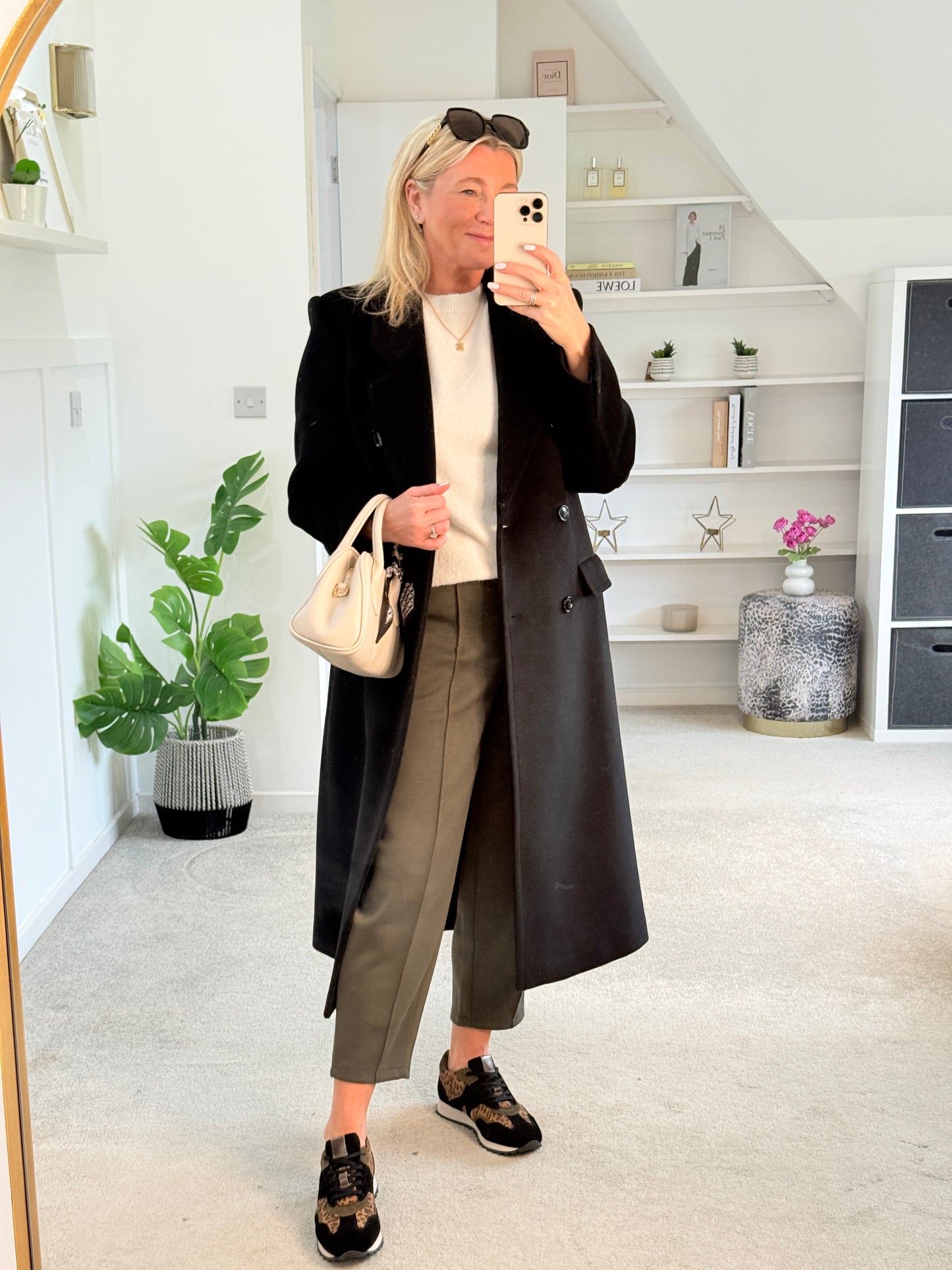 Oatmeal Crew Neck 1/2 Sleeve Jumper