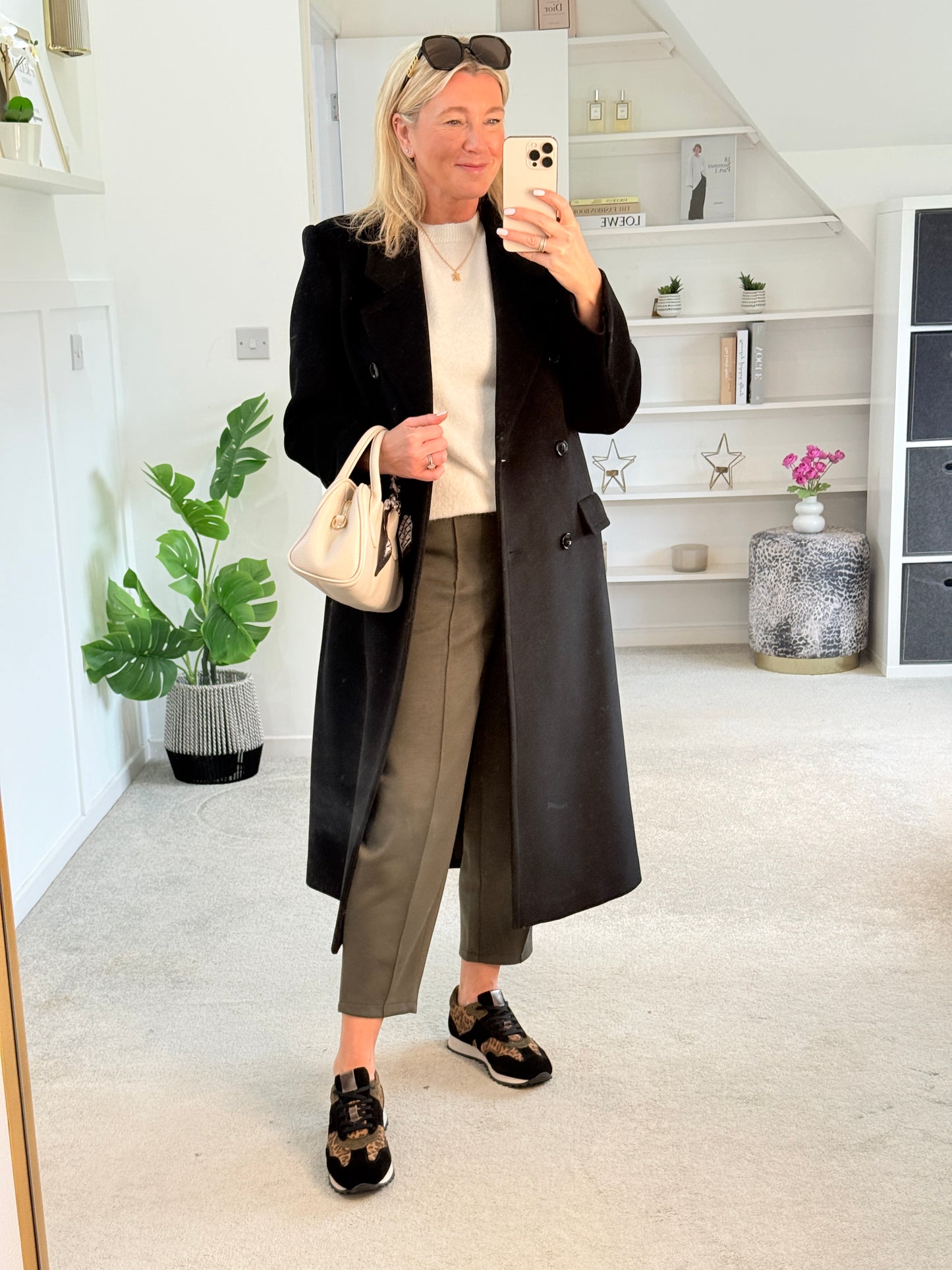 Oatmeal Crew Neck 1/2 Sleeve Jumper