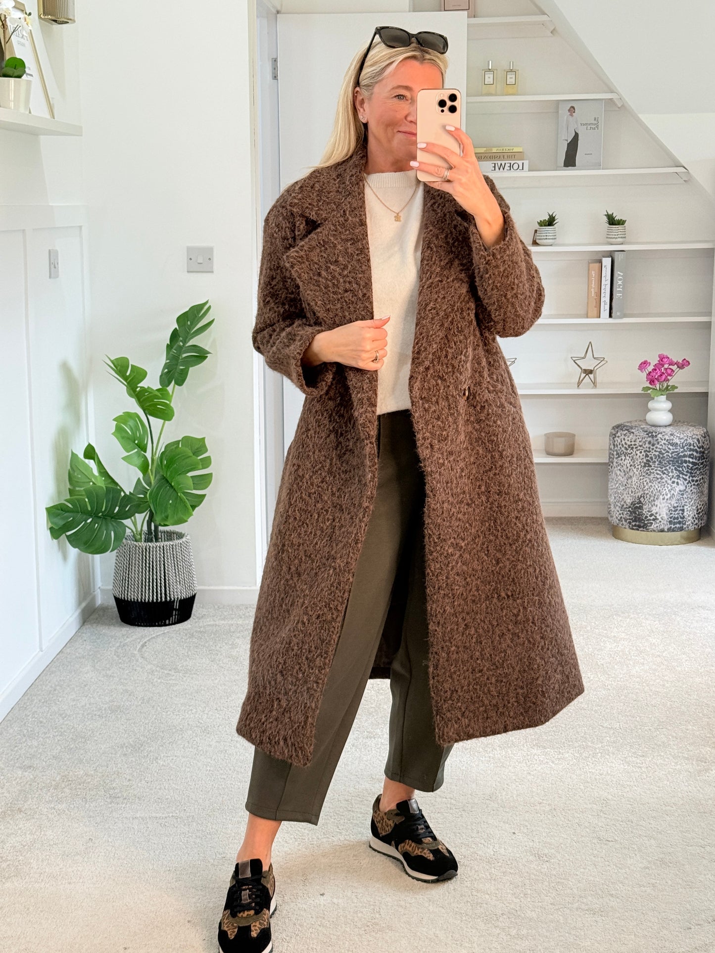 Oatmeal Crew Neck 1/2 Sleeve Jumper