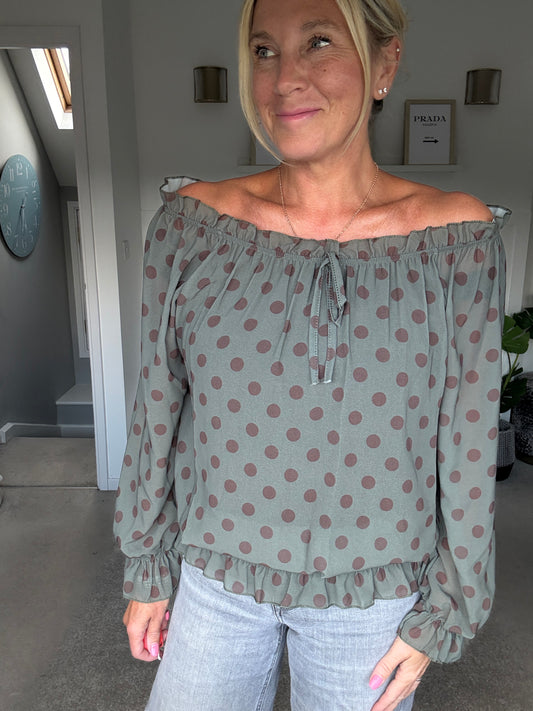 Polka Dot Blouse