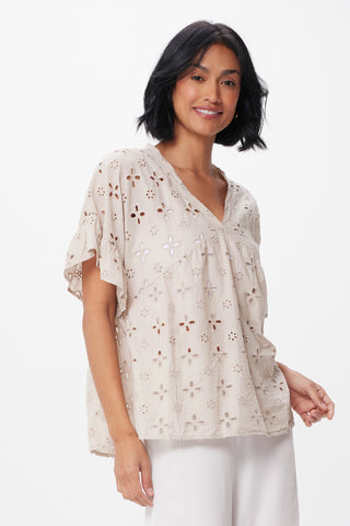 Petula Broderie Anglaise Top