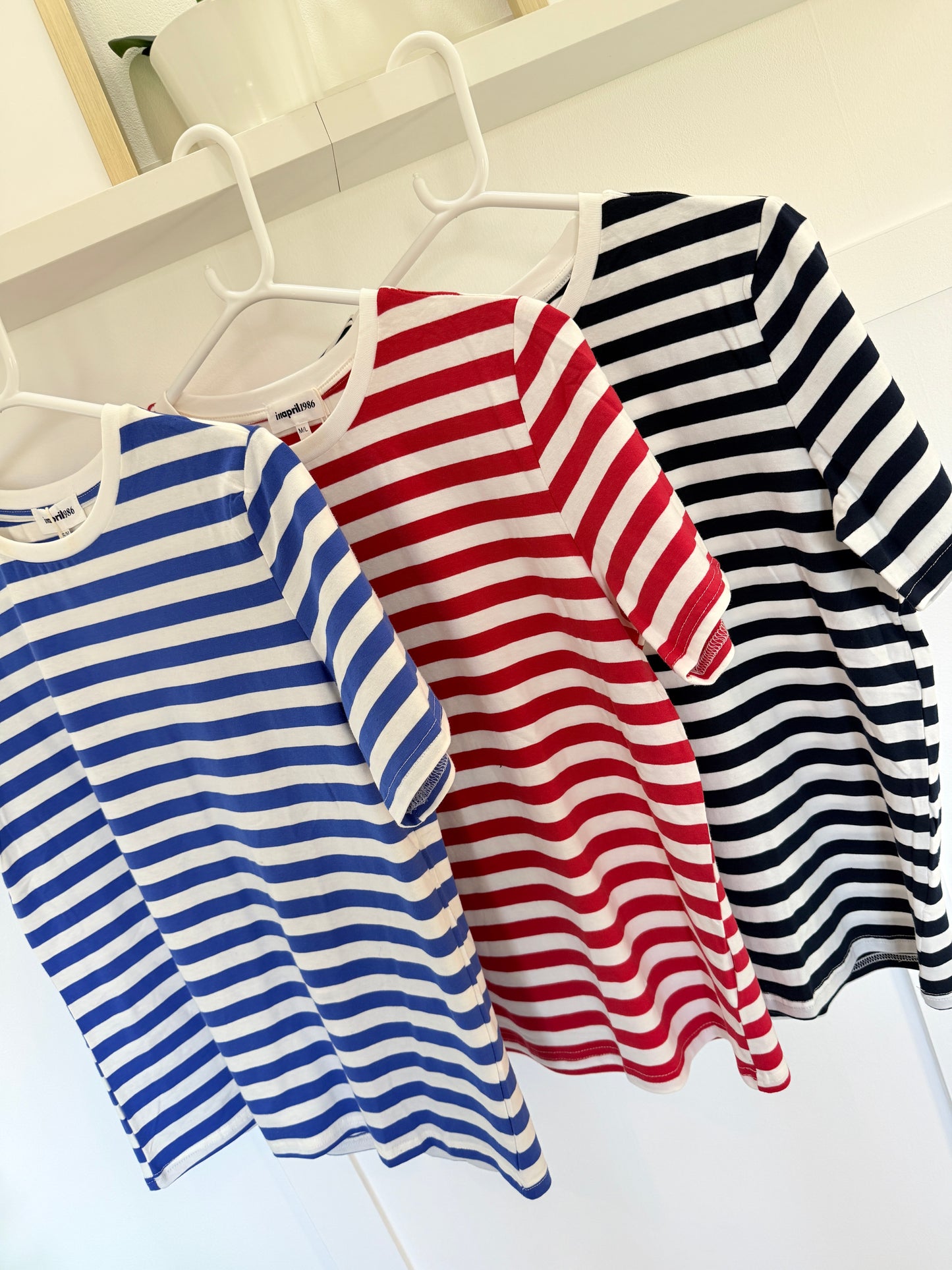 Red/White Stripe Breton T Shirt