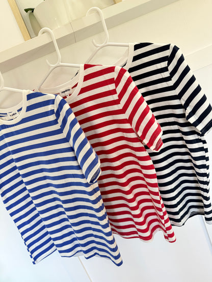 Red/White Stripe Breton T Shirt