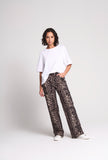 Anlie Leopard High Waist Jeans