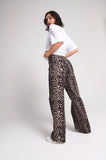 Anlie Leopard High Waist Jeans