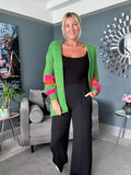 Hot Pink Luxe Wide Leg Trousers