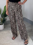 Clara Leopard Cotton Trousers