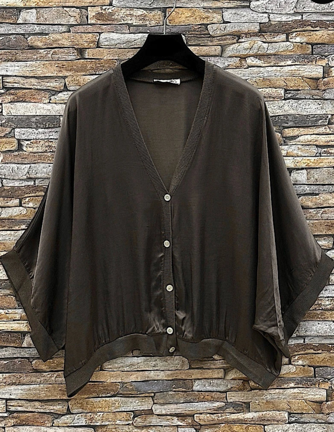 Giletta Chocolate Cardi/Jacket