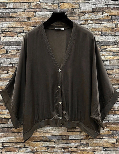 Giletta Chocolate Cardi/Jacket