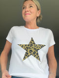 Leopard Star T Shirt