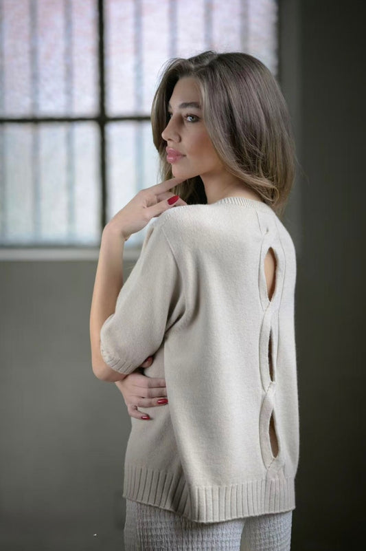 Twist Back Jumper