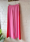 NEW Pink/Red Stripe Wide Leg Trousers