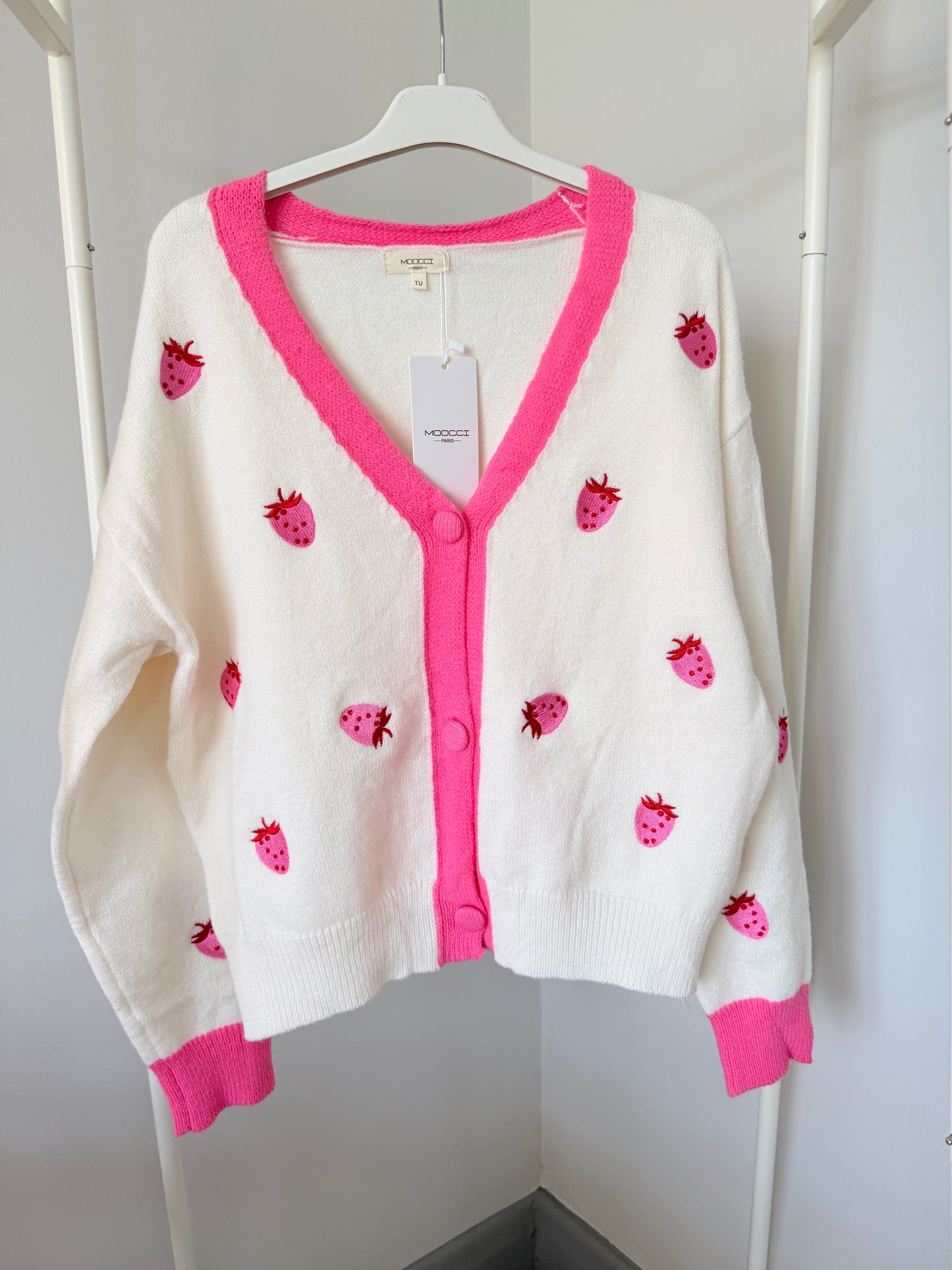 Strawberry Cardigan