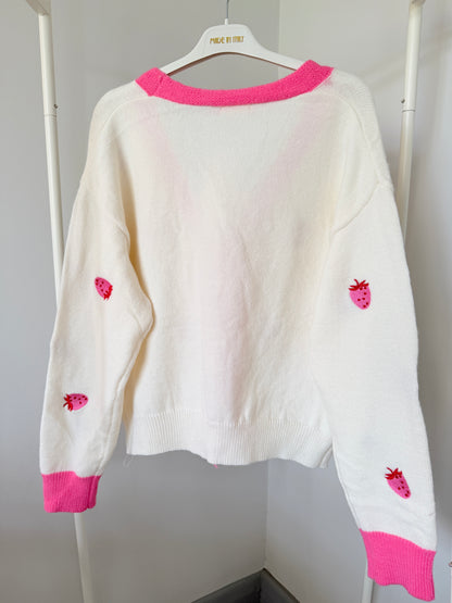 Strawberry Cardigan