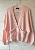 Soft Pink 2 Button Cardigan