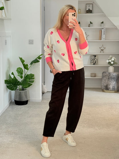 Strawberry Cardigan