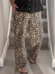 Clara Leopard Cotton Trousers