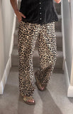 Clara Leopard Cotton Trousers