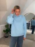 Grey High Neck Cosy Jumper