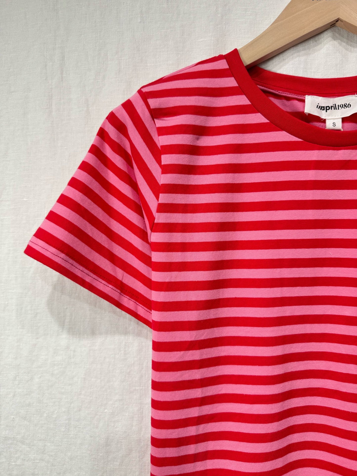 Pink/Red Stripe Classic T-Shirt