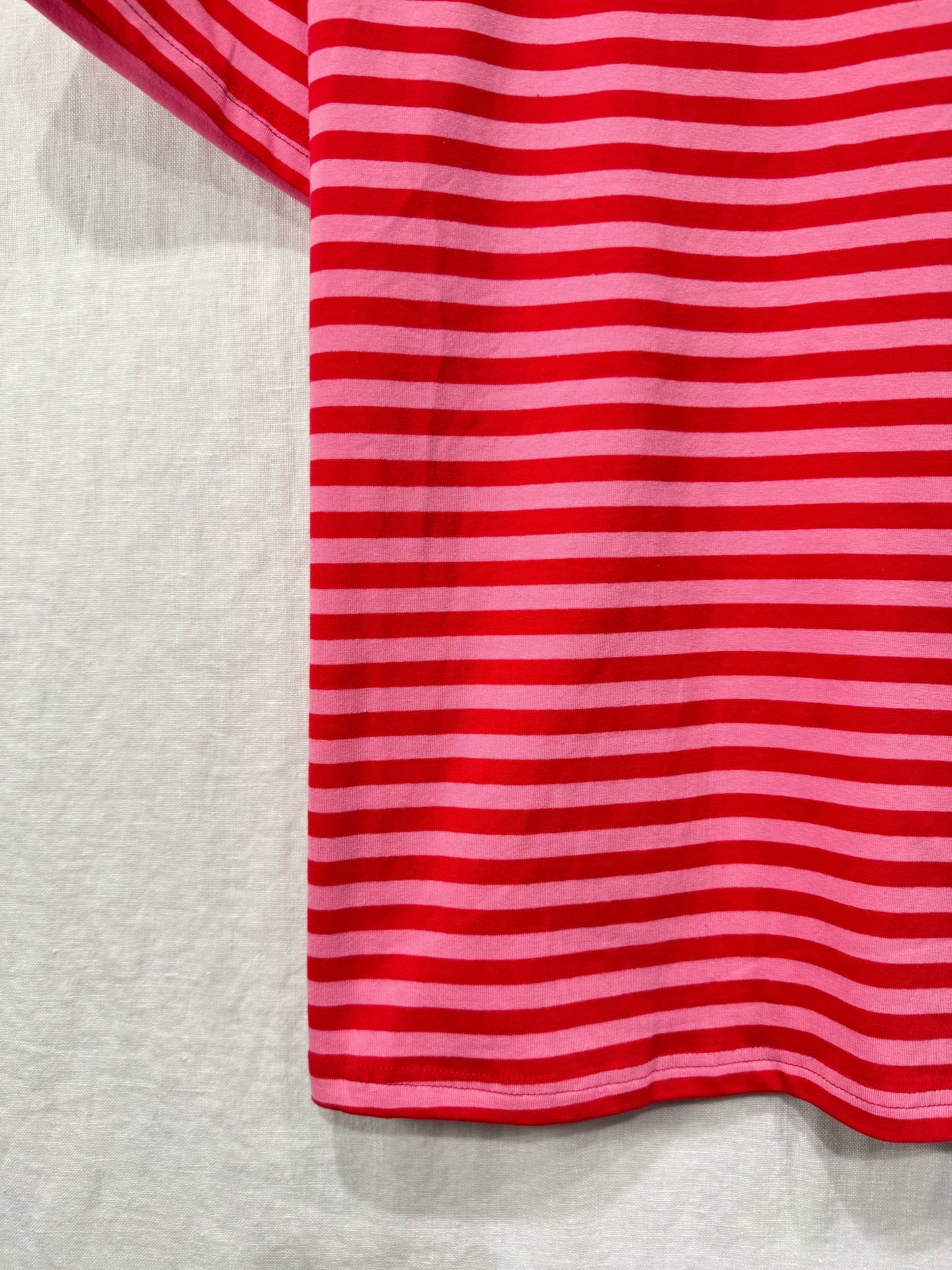 Pink/Red Stripe Classic T-Shirt