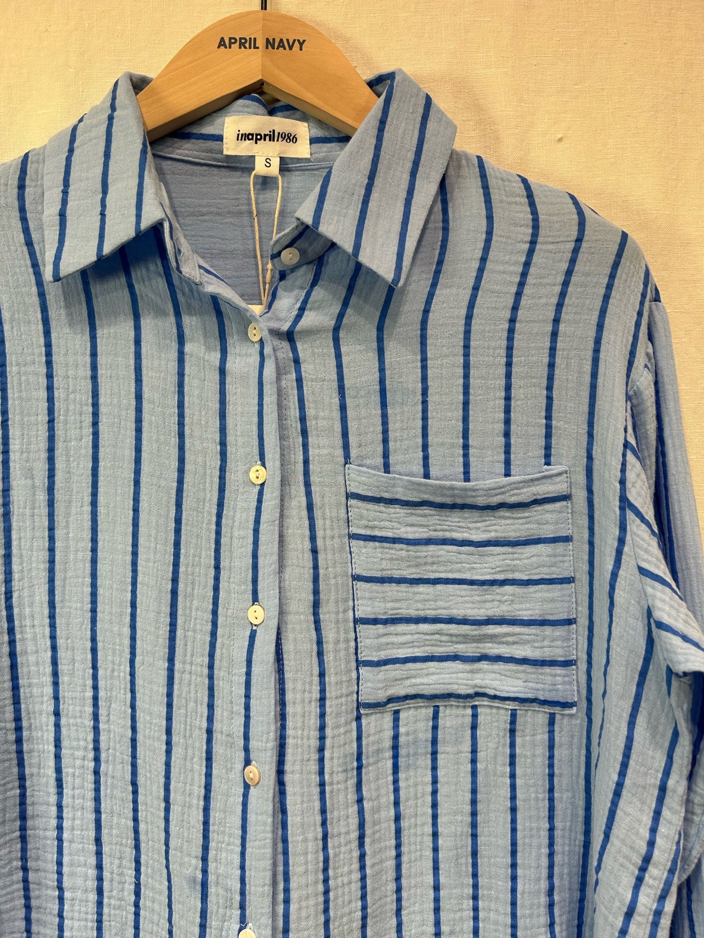 Pink/Red Stripe Cotton Shirt