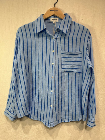 Pink/Red Stripe Cotton Shirt