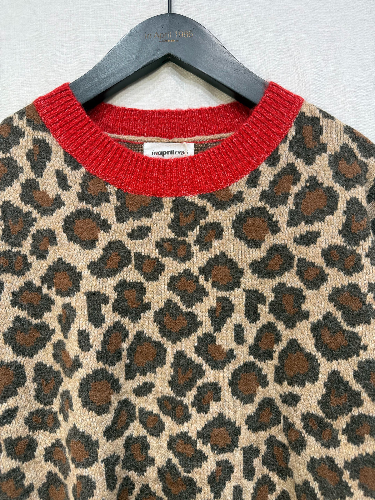 Leopard ❤️ Heart Detail Jumper