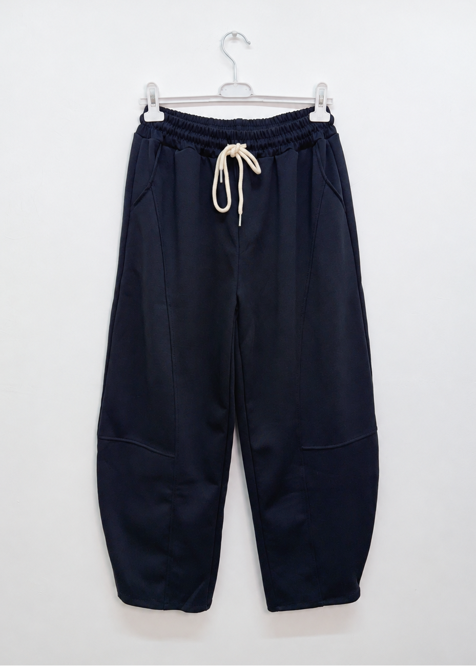 Small Leopard Print Barrel Joggers
