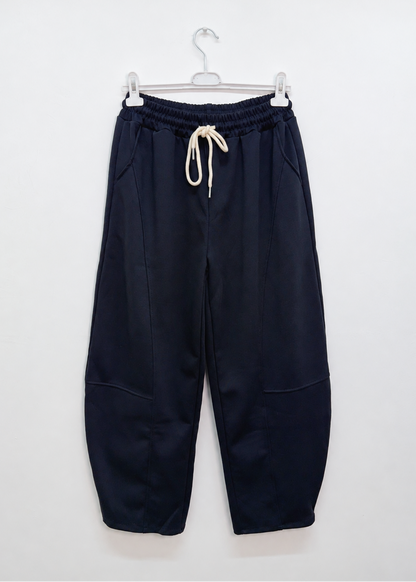 Small Leopard Print Barrel Joggers
