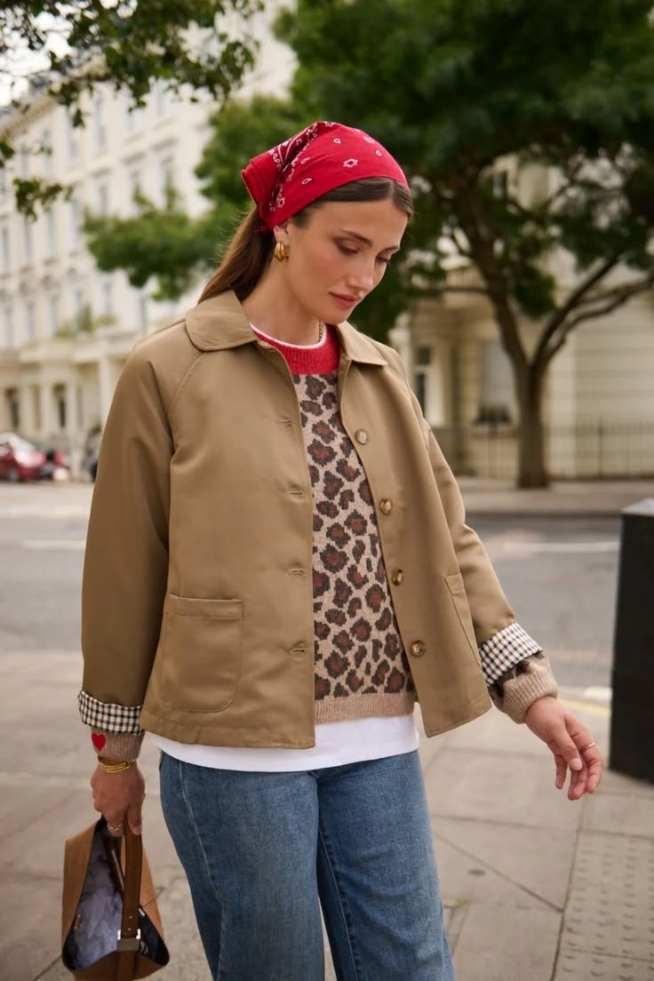 Leopard ❤️ Heart Detail Jumper
