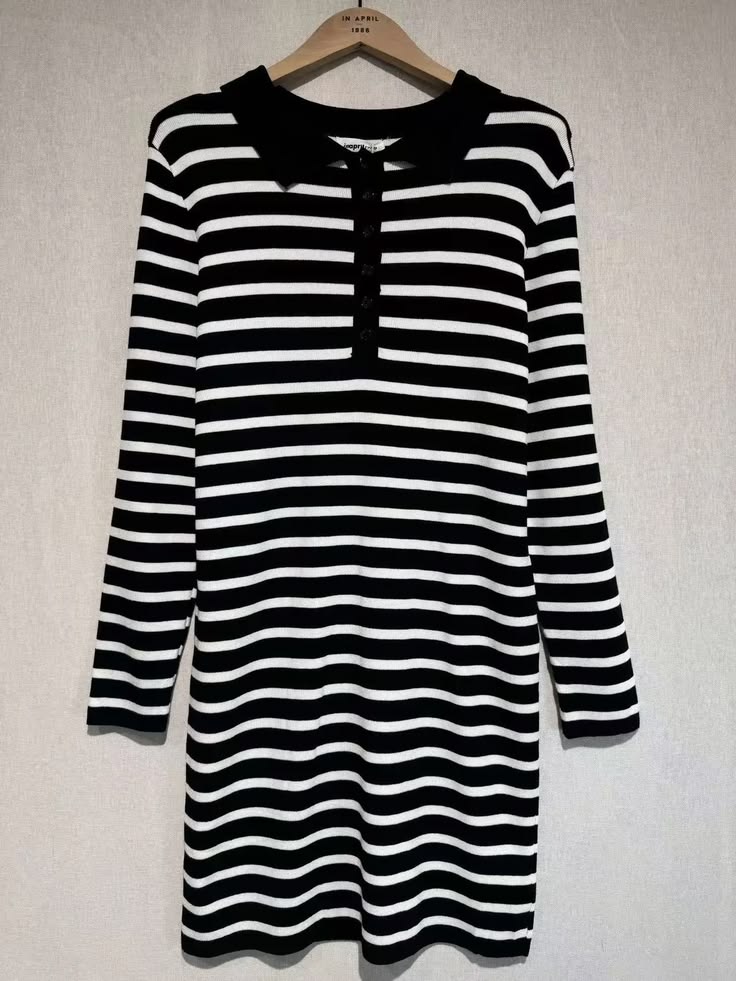 Navy/White Breton Stripe T Shirt Dress