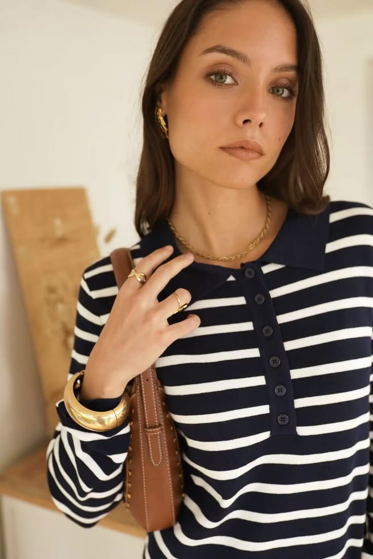 Navy/White Breton Stripe T Shirt Dress